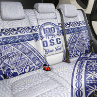 Personalised Queen Salote College Back Car Seat Cover Kolisi Fefine 100th Anniversary Kupesi White LT14 - Polynesian Pride