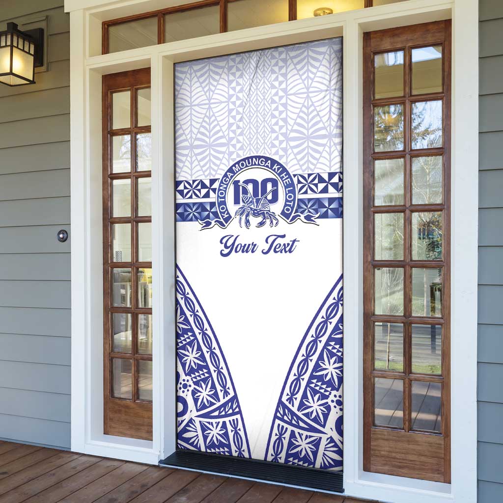 Personalised Queen Salote College Door Cover Kolisi Fefine 100th Anniversary Kupesi White LT14 - Polynesian Pride
