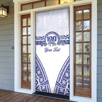 Personalised Queen Salote College Door Cover Kolisi Fefine 100th Anniversary Kupesi White LT14 - Polynesian Pride