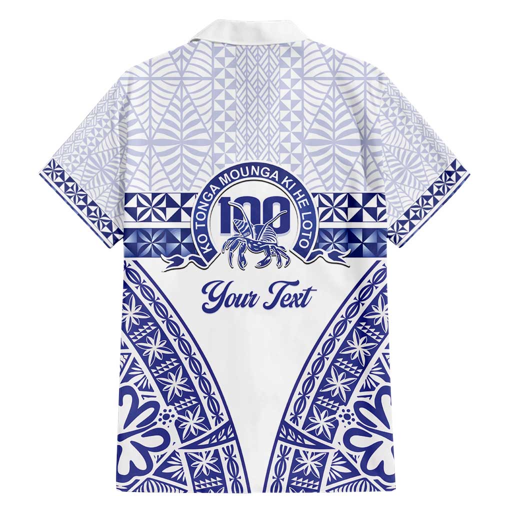 Personalised Queen Salote College Hawaiian Shirt Kolisi Fefine 100th Anniversary Kupesi White LT14 - Polynesian Pride