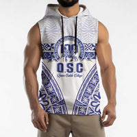 Personalised Queen Salote College Sleeveless Hoodie Kolisi Fefine 100th Anniversary Kupesi White LT14 - Polynesian Pride