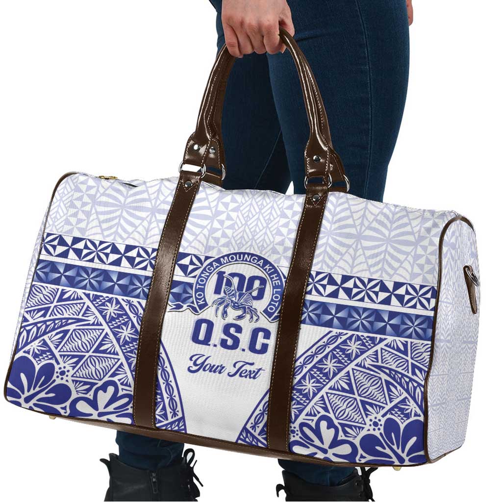 Personalised Queen Salote College Travel Bag Kolisi Fefine 100th Anniversary Kupesi White LT14 - Polynesian Pride