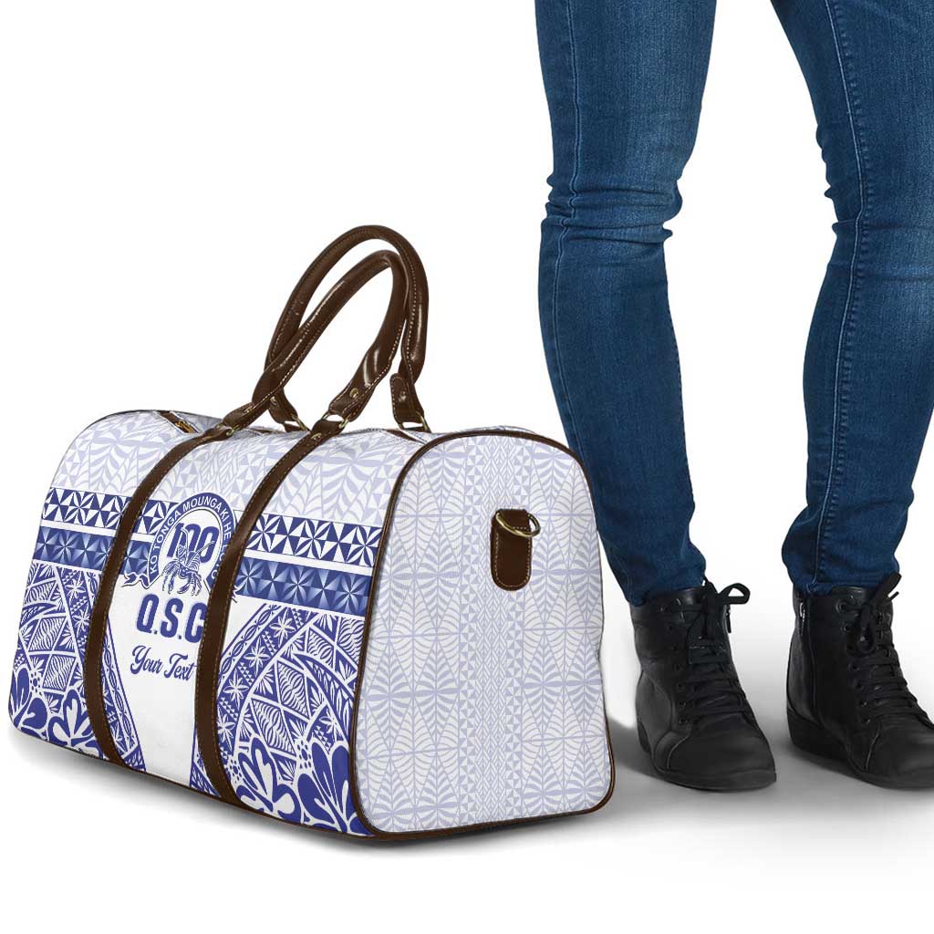 Personalised Queen Salote College Travel Bag Kolisi Fefine 100th Anniversary Kupesi White LT14 - Polynesian Pride