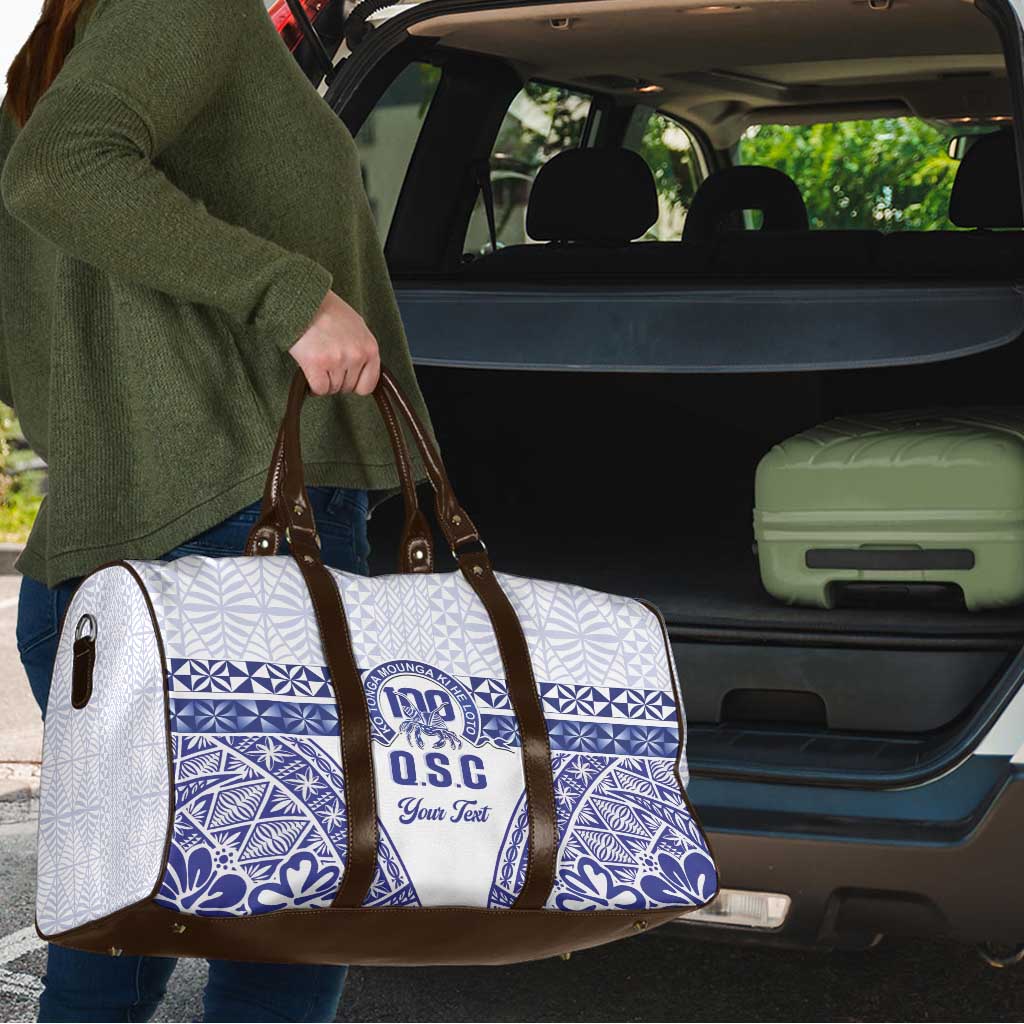Personalised Queen Salote College Travel Bag Kolisi Fefine 100th Anniversary Kupesi White LT14 - Polynesian Pride