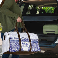 Personalised Queen Salote College Travel Bag Kolisi Fefine 100th Anniversary Kupesi White LT14 - Polynesian Pride