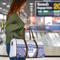 Personalised Queen Salote College Travel Bag Kolisi Fefine 100th Anniversary Kupesi White LT14 - Polynesian Pride