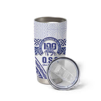 Personalised Queen Salote College Tumbler Cup Kolisi Fefine 100th Anniversary Kupesi White LT14 - Polynesian Pride