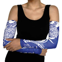 Personalised Queen Salote College Arm Sleeves QSC Est 1926 Ngatu Pattern LT14 - Polynesian Pride