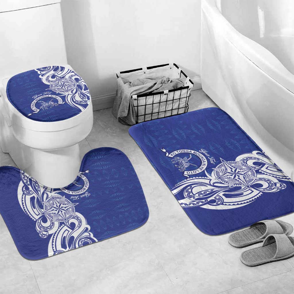 Personalised Queen Salote College Bathroom Set QSC Est 1926 Ngatu Pattern - Polynesian Pride
