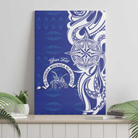 Personalised Queen Salote College Canvas Wall Art QSC Est 1926 Ngatu Pattern LT14 - Polynesian Pride