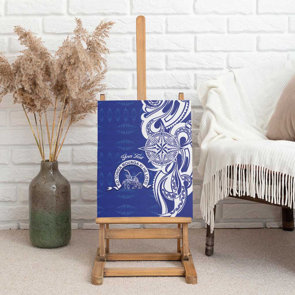 Personalised Queen Salote College Canvas Wall Art QSC Est 1926 Ngatu Pattern LT14 - Polynesian Pride