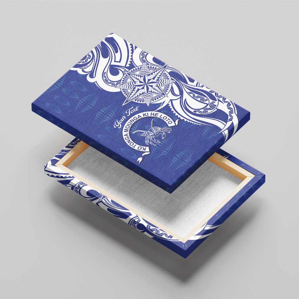 Personalised Queen Salote College Canvas Wall Art QSC Est 1926 Ngatu Pattern LT14 - Polynesian Pride