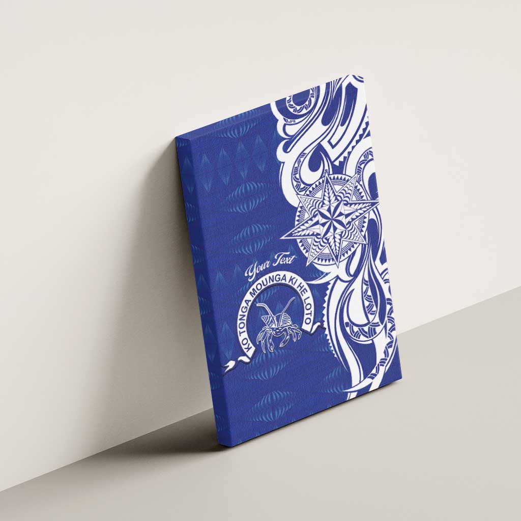 Personalised Queen Salote College Canvas Wall Art QSC Est 1926 Ngatu Pattern LT14 - Polynesian Pride