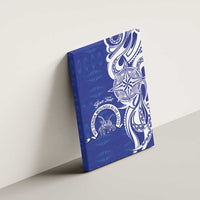Personalised Queen Salote College Canvas Wall Art QSC Est 1926 Ngatu Pattern LT14 - Polynesian Pride