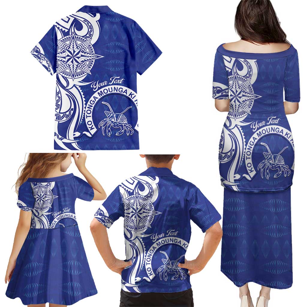 Personalised Queen Salote College Family Matching Puletasi and Hawaiian Shirt QSC Est 1926 Ngatu Pattern LT14 - Polynesian Pride
