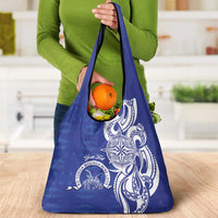 Personalised Queen Salote College Grocery Bag QSC Est 1926 Ngatu Pattern LT14 - Polynesian Pride