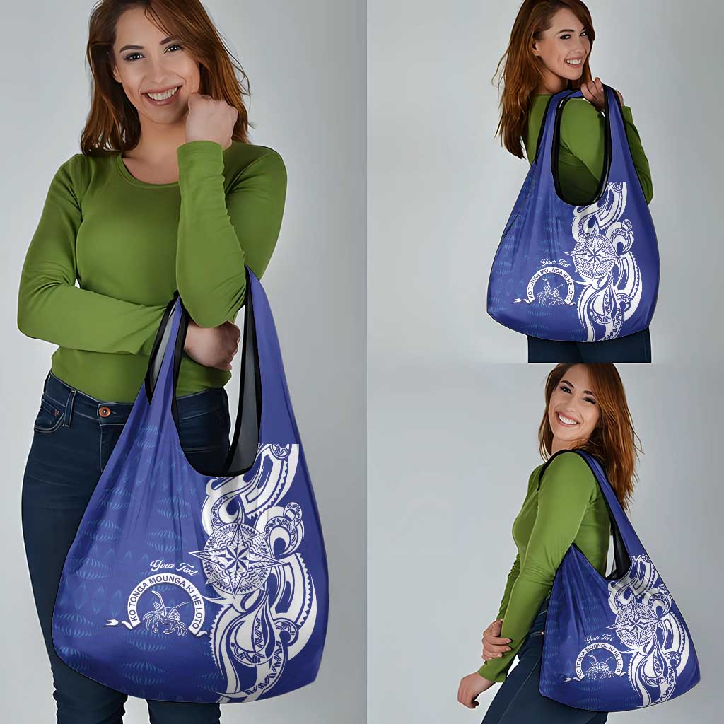 Personalised Queen Salote College Grocery Bag QSC Est 1926 Ngatu Pattern LT14 - Polynesian Pride