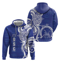 Personalised Queen Salote College Hoodie QSC Est 1926 Ngatu Pattern LT14 - Polynesian Pride