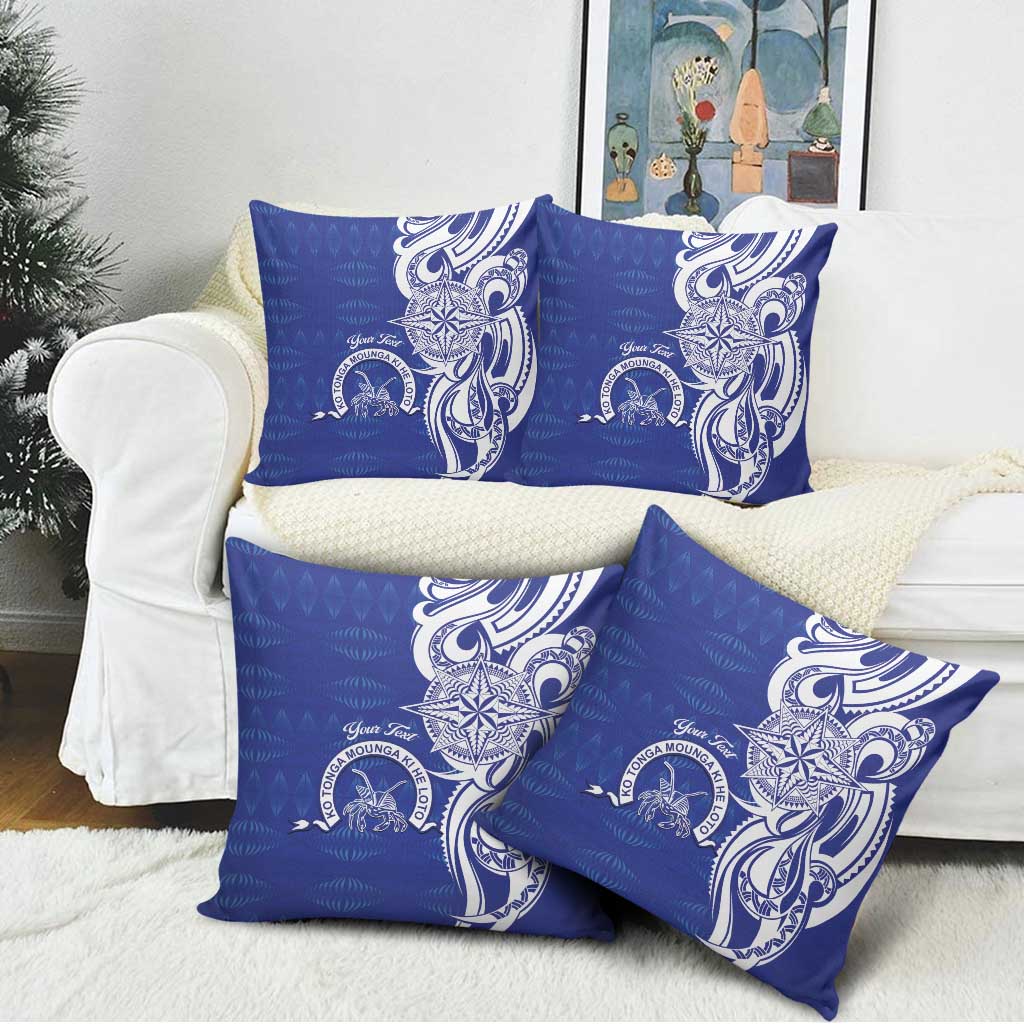 Personalised Queen Salote College Pillow Cover QSC Est 1926 Ngatu Pattern - Polynesian Pride