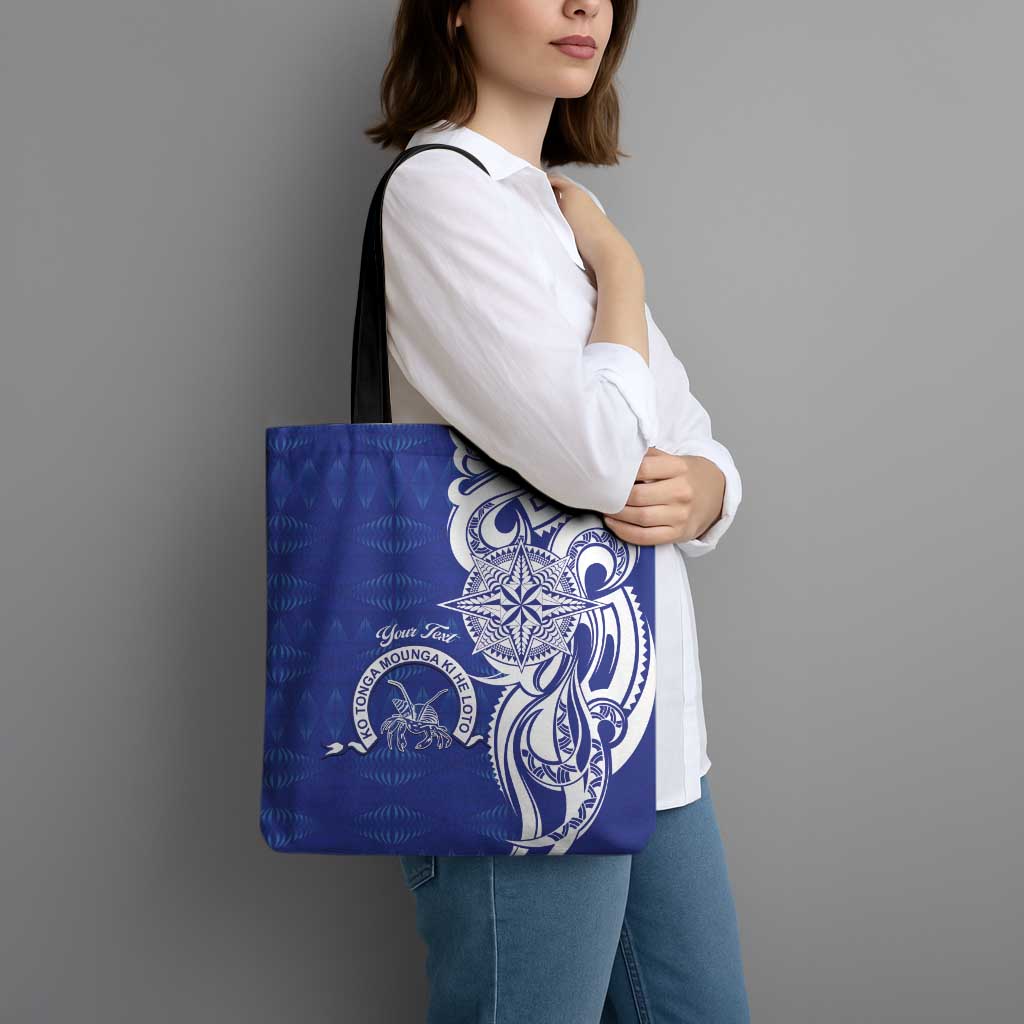 Personalised Queen Salote College Tote Bag QSC Est 1926 Ngatu Pattern LT14 - Polynesian Pride
