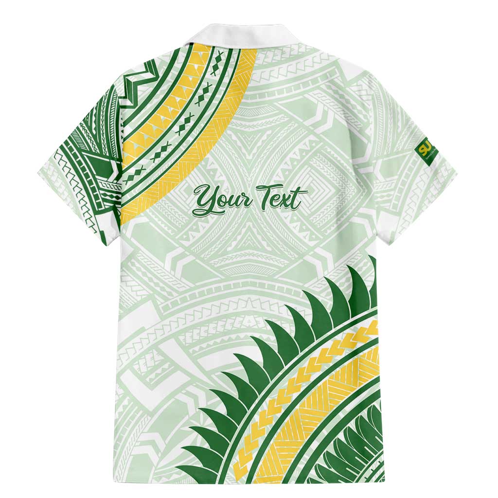 Personalised Samoa Ua Potopoto Family Matching Mermaid Dress and Hawaiian Shirt SUP Est 2025 Samoan Pattern LT14 - Polynesian Pride