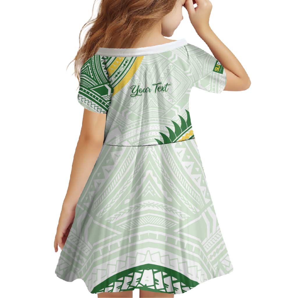 Personalised Samoa Ua Potopoto Family Matching Off Shoulder Maxi Dress and Hawaiian Shirt SUP Est 2025 Samoan Pattern LT14 - Polynesian Pride