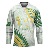 Personalised Samoa Ua Potopoto Hockey Jersey SUP Est 2025 Samoan Pattern - Polynesian Pride