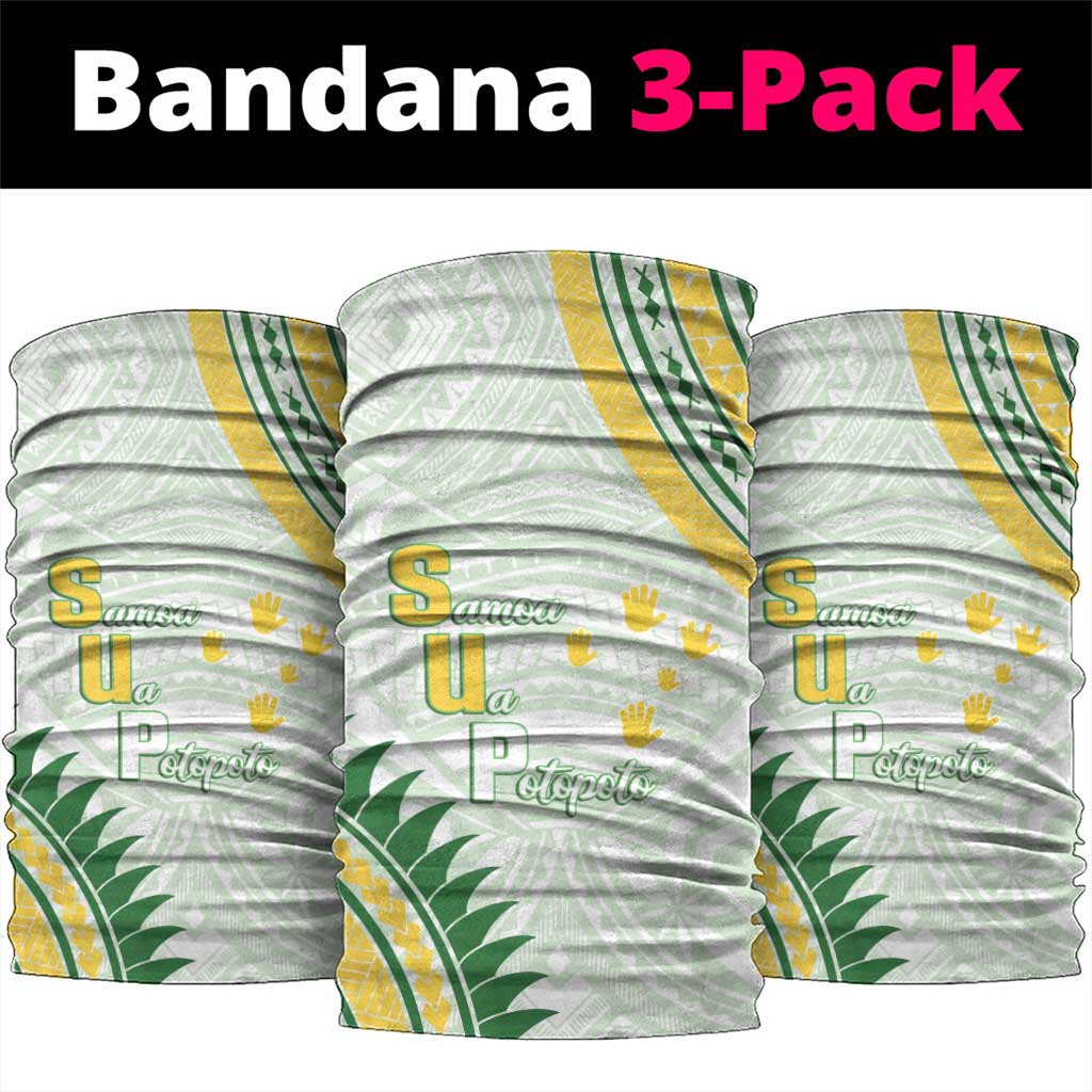 Samoa Ua Potopoto Neck Gaiter SUP Est 2025 Samoan Pattern - Polynesian Pride