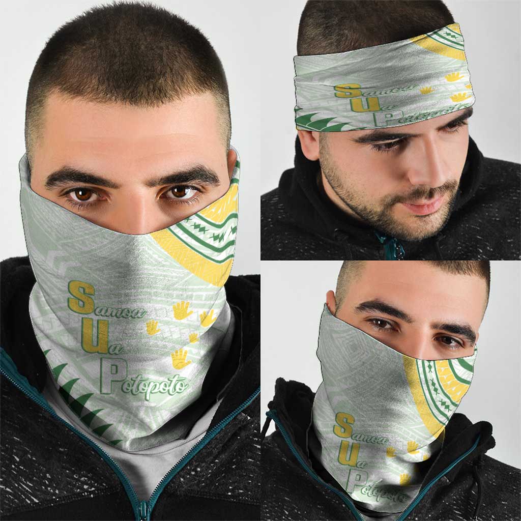 Samoa Ua Potopoto Neck Gaiter SUP Est 2025 Samoan Pattern - Polynesian Pride