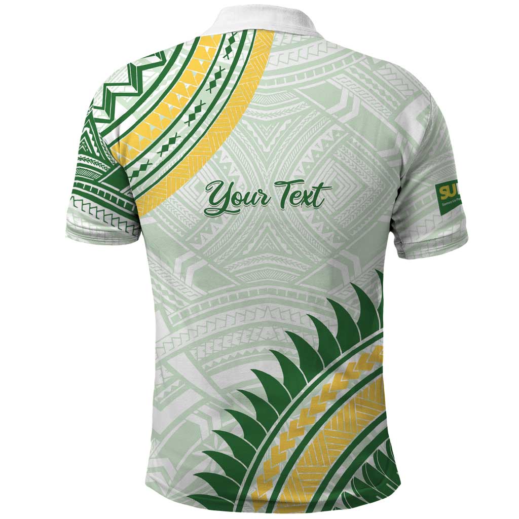 Personalised Samoa Ua Potopoto Polo Shirt SUP Est 2025 Samoan Pattern LT14 - Polynesian Pride
