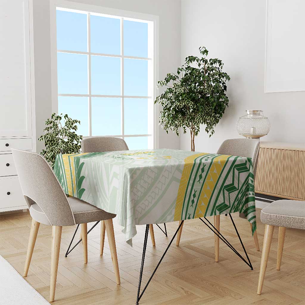 Samoa Ua Potopoto Tablecloth SUP Est 2025 Samoan Pattern - Polynesian Pride