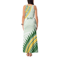 Personalised Samoa Ua Potopoto Tank Maxi Dress SUP Est 2025 Samoan Pattern LT14 - Polynesian Pride
