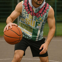 Samoa Uniting Party Sleeveless Hoodie SUP Est 2025 Siapo Pattern - Polynesian Pride
