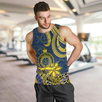 Niue Peniamina Gospel Day Men Tank Top Unique Niean Hiapo LT14 - Polynesian Pride