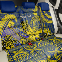 Personalised Niue Peniamina Gospel Day Back Car Seat Cover Unique Niean Hiapo LT14 - Polynesian Pride