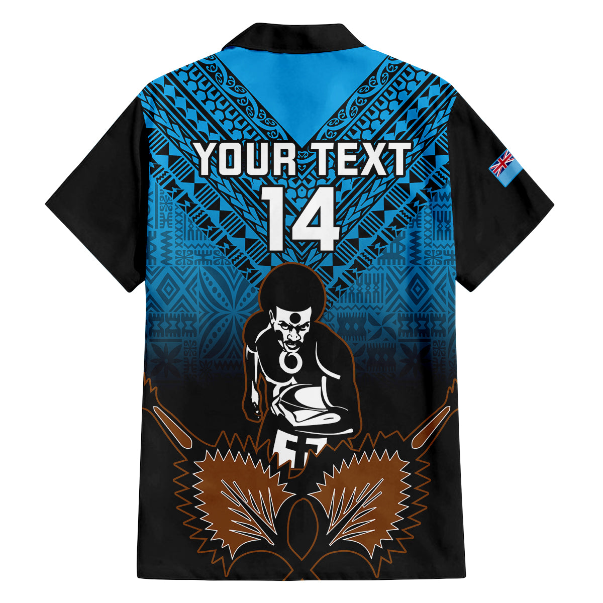 Custom Fiji Tapa Rugby Family Matching Puletasi Dress and Hawaiian Shirt Pacific 2023 Go Fijian Bati LT14 - Polynesian Pride