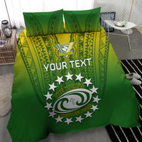 Custom Cook Islands Rugby Bedding Set Pacific 2023 Go The Kukis LT14 - Polynesian Pride