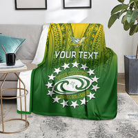Custom Cook Islands Rugby Blanket Pacific 2023 Go The Kukis LT14 - Polynesian Pride