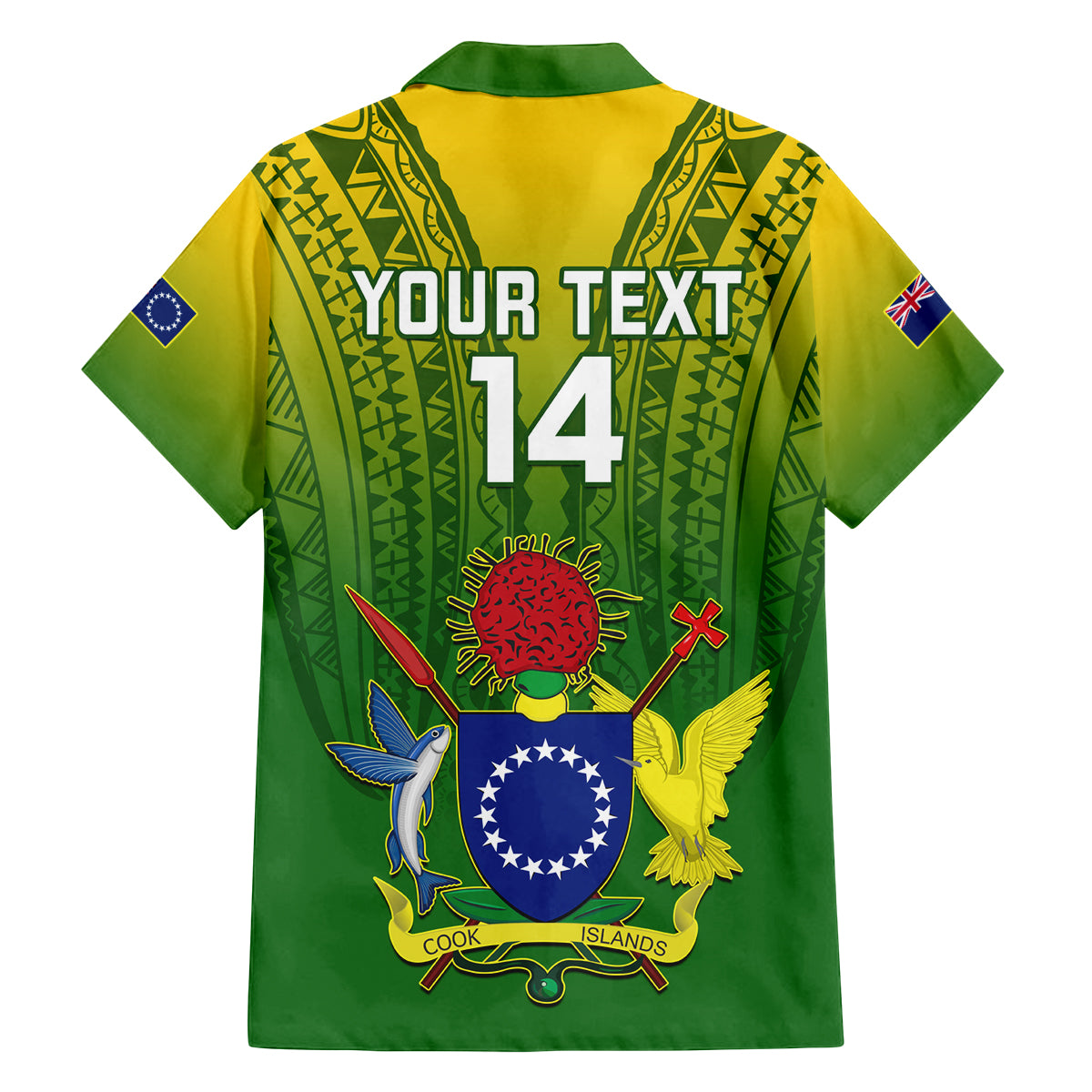 Custom Cook Islands Rugby Family Matching Off Shoulder Short Dress and Hawaiian Shirt Pacific 2023 Go The Kukis LT14 - Polynesian Pride