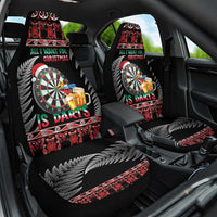 All I Want For Christmas Is Darts New Zealand Car Seat Cover LT14 One Size Black - Polynesian Pride