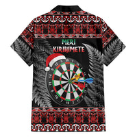 All I Want For Christmas Is Darts New Zealand Family Matching Off The Shoulder Long Sleeve Dress and Hawaiian Shirt LT14 - Polynesian Pride