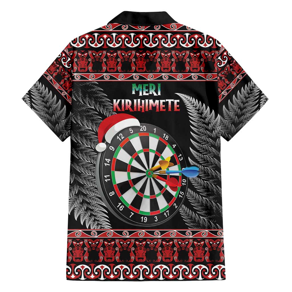All I Want For Christmas Is Darts New Zealand Family Matching Off Shoulder Maxi Dress and Hawaiian Shirt LT14 - Polynesian Pride
