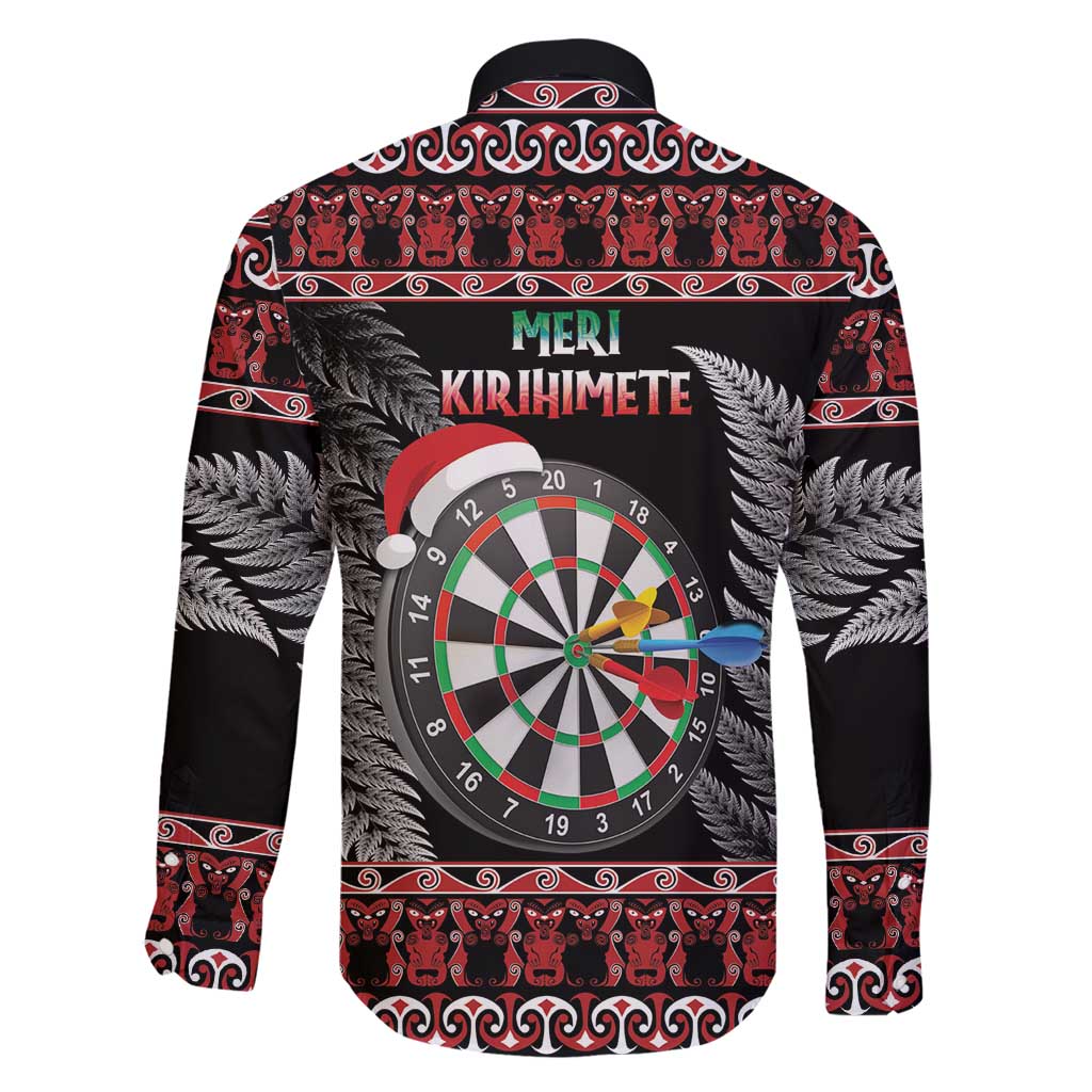 All I Want For Christmas Is Darts New Zealand Family Matching Off Shoulder Maxi Dress and Hawaiian Shirt LT14 - Polynesian Pride