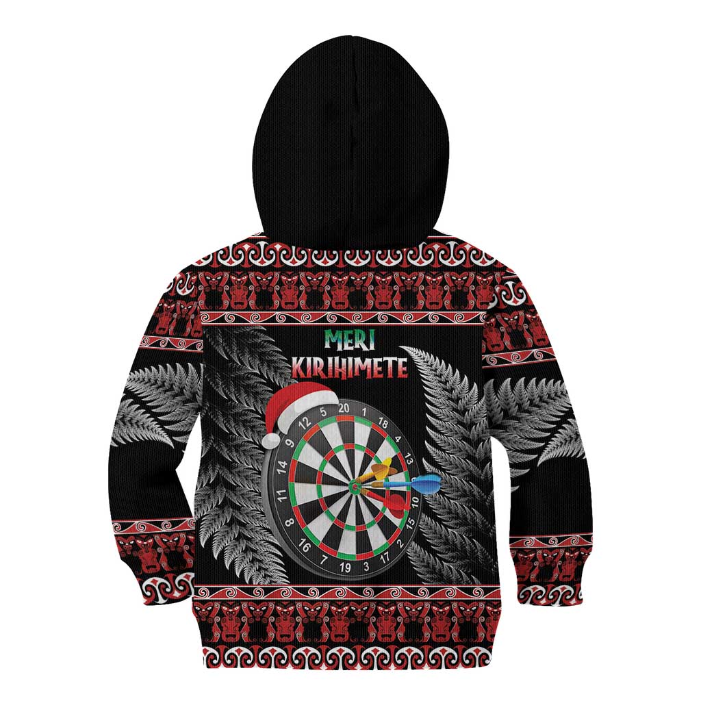 All I Want For Christmas Is Darts New Zealand Kid Hoodie LT14 - Polynesian Pride