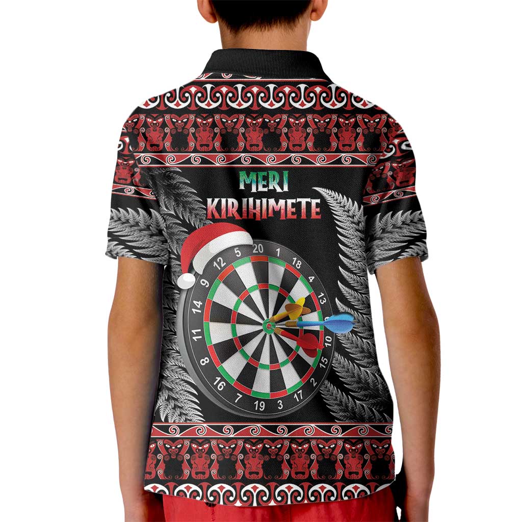 All I Want For Christmas Is Darts New Zealand Kid Polo Shirt LT14 - Polynesian Pride