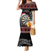 All I Want For Christmas Is Darts New Zealand Mermaid Dress LT14 Women Black - Polynesian Pride