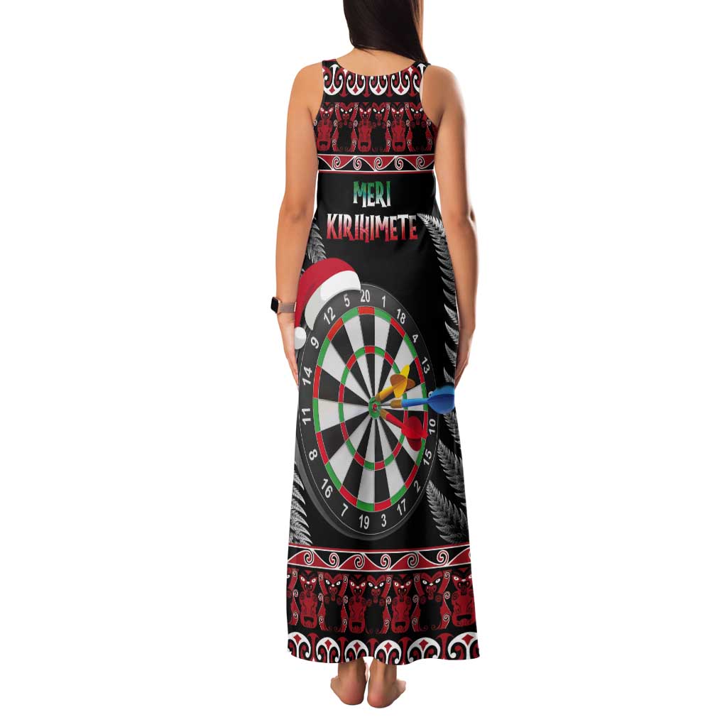 All I Want For Christmas Is Darts New Zealand Tank Maxi Dress LT14 - Polynesian Pride
