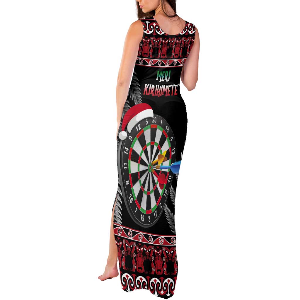 All I Want For Christmas Is Darts New Zealand Tank Maxi Dress LT14 - Polynesian Pride