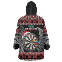 All I Want For Christmas Is Darts New Zealand Wearable Blanket Hoodie LT14 - Polynesian Pride