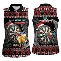 All I Want For Christmas Is Darts New Zealand Women Sleeveless Polo Shirt LT14 - Polynesian Pride